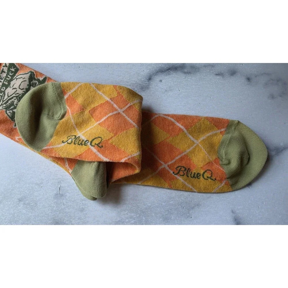 Blue Q Socks Crotchety Old F@#* NWT Size 7-12